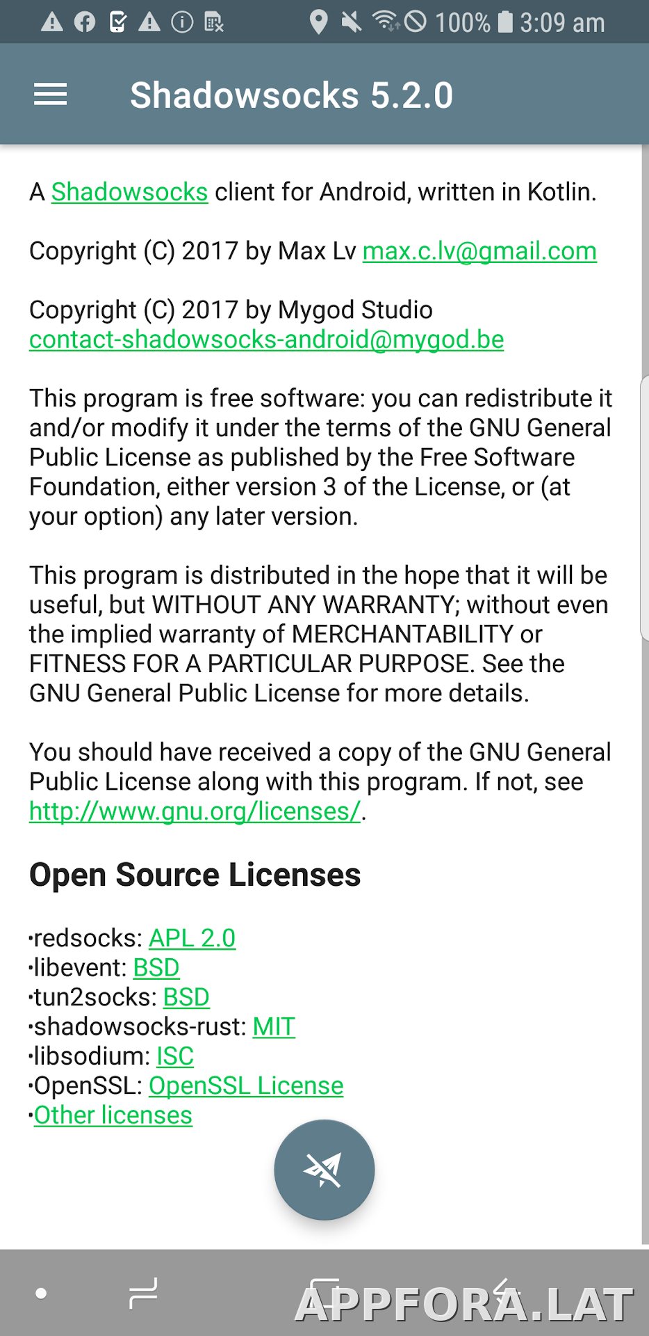Shadowsocks скриншот 1